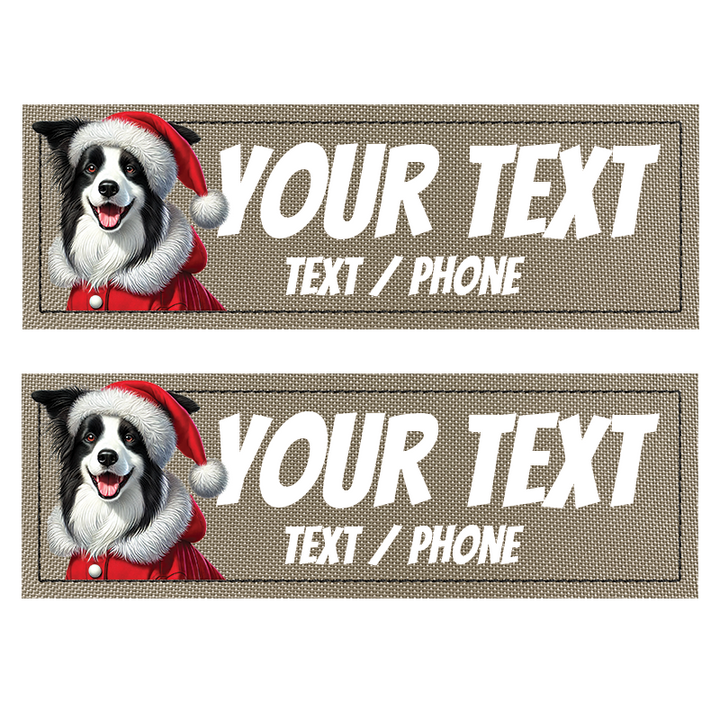 Patch Personnalisé à Fond Beige compatible avec les Harnais Julius, Onetigris, Rabittgoo